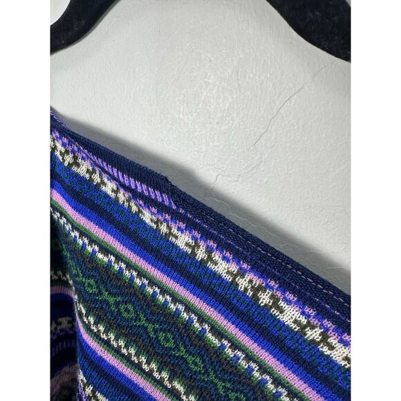 Andean Designs Made in Peru 100% Baby Alpaca Patterned Colorful Infinity Scarf - Picture 6 of 7